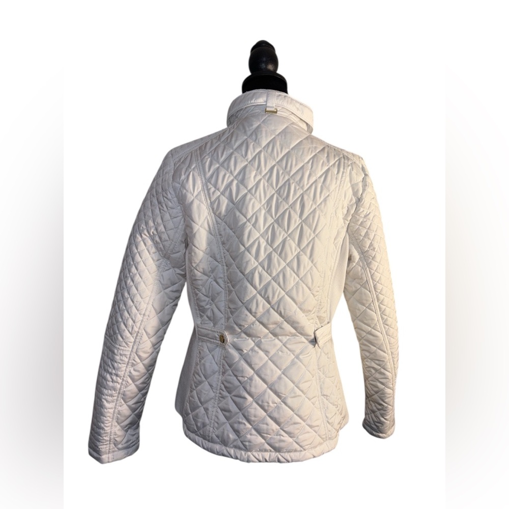 Weatherproof Quilted Jacket with Side Stretch- White Size Medium - Picture 3 of 10
